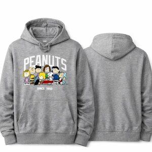 Peanuts Snoopy Gang Hoodie New Medium